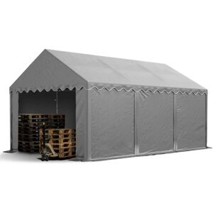 Toolport 4x6 Storage Tent - Waterproof PVC, Grey - 24m² Toolport 4x6 Storage Tent - Waterproof PVC, Grey - 24m²