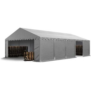 TOOLPORT 5x10 Storage Tent - Waterproof, Grey, Expandable TOOLPORT 5x10 Storage Tent - Waterproof, Grey, Expandable