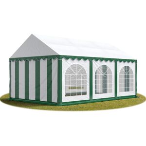 Toolport 4x6m Green-White Party Tent - Marquee with Ground Frame Toolport 4x6m Green-White Party Tent - Marquee with Ground Frame