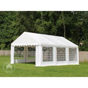 Tente de fête TOOLPORT 3x3m - Résistante au feu - Blanc - Publicité Tente de fête TOOLPORT 3x3m - Résistante au feu - Blanc - Publicité