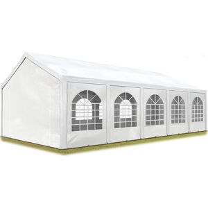 TOOLPORT 4x10m Tenda per Feste - Bianco Impermeabile TOOLPORT 4x10m Tenda per Feste - Bianco Impermeabile