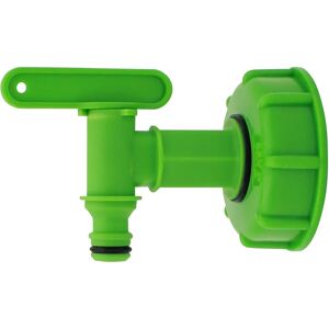 Adattatore IBC con piccolo rubinetto - Accessorio per irrigazione Adattatore IBC con piccolo rubinetto - Accessorio per irrigazione