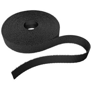 KabelDirekt 1045 opaski na kable velcro - Czarny KabelDirekt 1045 opaski na kable velcro - Czarny