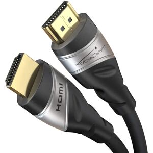 Kabeldirekt 1270 HDMI Cable - 8K Ultra HD - 1m - Black - Reconditioned Kabeldirekt 1270 HDMI Cable - 8K Ultra HD - 1m - Black - Reconditioned