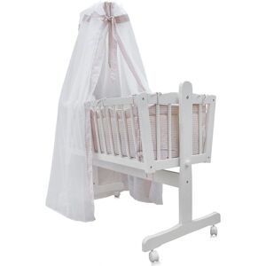 VitaliSpa Lettino per bebè - Orso della luna Bianco, 90x40cm, Meccanismo oscillante VitaliSpa Lettino per bebè - Orso della luna Bianco, 90x40cm, Meccanismo oscillante