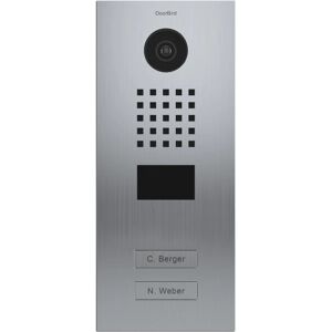 Système de vidéointerphone DoorBird D2102V en Acier Inoxydable avec RFID & 2 Boutons - IP65 Système de vidéointerphone DoorBird D2102V en Acier Inoxydable avec RFID & 2 Boutons - IP65