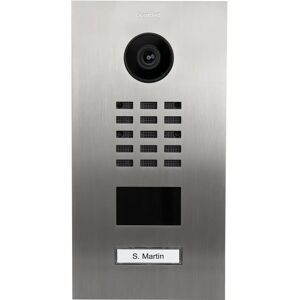 Interphone vidéo Wi-Fi Doorbird D2101V avec RFID - Acier Inoxydable - Publicité Interphone vidéo Wi-Fi Doorbird D2101V avec RFID - Acier Inoxydable - Publicité