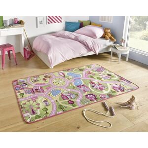Hanse Home Kids Rug Sweettown - Short Pile, 90x200cm, Pink - Kids Carpet for Playroom Hanse Home Kids Rug Sweettown - Short Pile, 90x200cm, Pink - Kids Carpet for Playroom