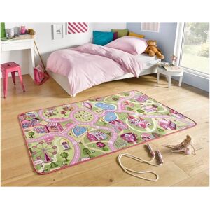 Hanse Home Sweet Town Kid's Rug - Pink Polypropylene - Kids' Area Rug Hanse Home Sweet Town Kid's Rug - Pink Polypropylene - Kids' Area Rug