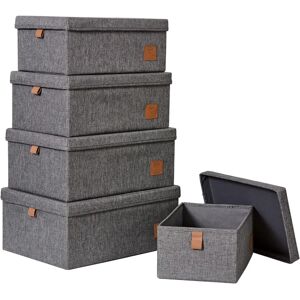 Love it Store it - Premium Fabric Storage Set - 5 Boxs Love it Store it - Premium Fabric Storage Set - 5 Boxs