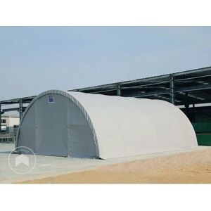 TOOLPORT Highlander Storage Tent - Grey 9.15x20m, 3.5x3.5m, Fire Resistant TOOLPORT Highlander Storage Tent - Grey 9.15x20m, 3.5x3.5m, Fire Resistant