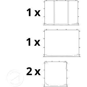 Toolport 3x4.5m POP UP Gazebo Aluminium White - Professional Toolport 3x4.5m POP UP Gazebo Aluminium White - Professional