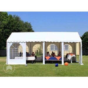 TOOLPORT 4x10m Marquee - White Waterproof Party Tent - 2657 TOOLPORT 4x10m Marquee - White Waterproof Party Tent - 2657