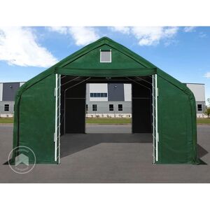 TOOLPORT 8x12m 4x3.4m Industrietelt - Stål, Mørkegrønn, Brannsikker TOOLPORT 8x12m 4x3.4m Industrietelt - Stål, Mørkegrønn, Brannsikker