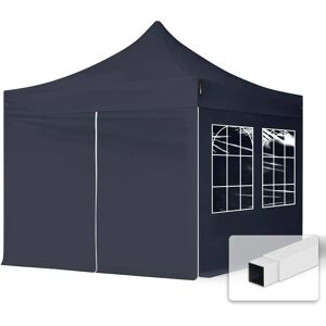 Gazebo pliant 3x3m TOOLPORT - Noir - Imperméable - Structure en acier - Publicité Gazebo pliant 3x3m TOOLPORT - Noir - Imperméable - Structure en acier - Publicité