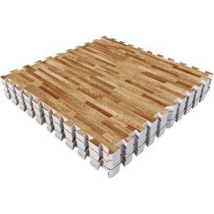 Gorilla Sports Carrelages de Sol - 8 pcs, Bois Clair, 60x60cm - Publicité Gorilla Sports Carrelages de Sol - 8 pcs, Bois Clair, 60x60cm - Publicité
