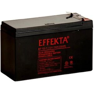 Batería Effekta BT 12-7 AGM 12V 7Ah - Tipo de batería Batería Effekta BT 12-7 AGM 12V 7Ah - Tipo de batería