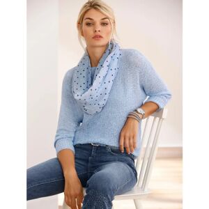 Heine Blauer Muster-Viskose-Loop - Schal Heine Blauer Muster-Viskose-Loop - Schal