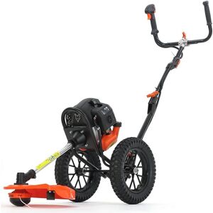 FUXTEC Wheel Petrol Brush Cutter - 52cc, 2.2kW - Large Wheels - Foldable - Protects Back FUXTEC Wheel Petrol Brush Cutter - 52cc, 2.2kW - Large Wheels - Foldable - Protects Back