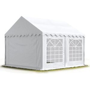 TOOLPORT 5x5m Marquee - White Waterproof PVC 700 - Party Tent TOOLPORT 5x5m Marquee - White Waterproof PVC 700 - Party Tent