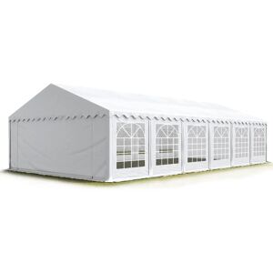 TOOLPORT 6x14m White Marquee - Waterproof PVC 700 - Event Tent TOOLPORT 6x14m White Marquee - Waterproof PVC 700 - Event Tent