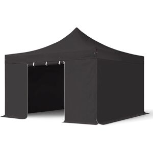 Venkovní pavilon 4x4m PES 800 profesionální hliník 40 mm - Černá Venkovní pavilon 4x4m PES 800 profesionální hliník 40 mm - Černá