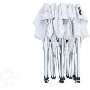 Toolport 4x4m PVC 850 Pop up Gazebo Aluminium - White - Pop up Gazebo Toolport 4x4m PVC 850 Pop up Gazebo Aluminium - White - Pop up Gazebo