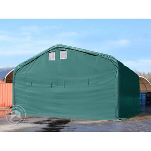 Toolport 6x6m Storage Shelter - Fire-Resistant, Green, Stable Toolport 6x6m Storage Shelter - Fire-Resistant, Green, Stable