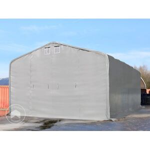 TOOLPORT 8x24m Varastokotelo - PVC 850 - Harmaa TOOLPORT 8x24m Varastokotelo - PVC 850 - Harmaa