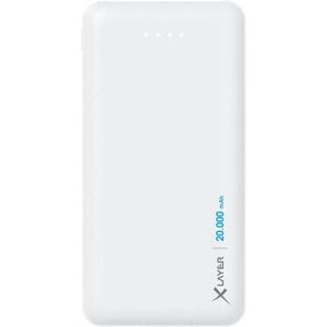 Powerbank Xlayer 20000 mAh Blanc - Power bank - Publicité Powerbank Xlayer 20000 mAh Blanc - Power bank - Publicité