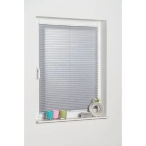 K-home Klemmfix Pisa 130cm Grau Crush-Optik Plissees K-home Klemmfix Pisa 130cm Grau Crush-Optik Plissees