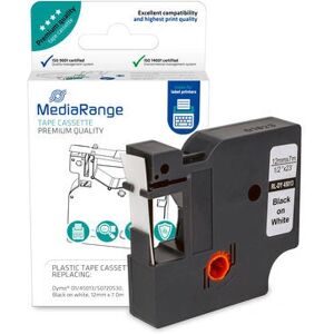 MediaRange MRDY45013 Ruban d'étiqueteuse noir sur blanc - Label Printer Tape - Publicité MediaRange MRDY45013 Ruban d'étiqueteuse noir sur blanc - Label Printer Tape - Publicité