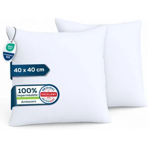 Sensalou Protetores de almofada impermeáveis - 40x40cm Sensalou Protetores de almofada impermeáveis - 40x40cm