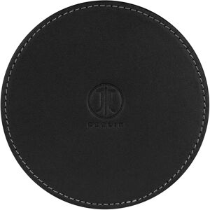 JT Berlin Kreuzberg Leder-Untersetzer - 10cm - Schwarz JT Berlin Kreuzberg Leder-Untersetzer - 10cm - Schwarz