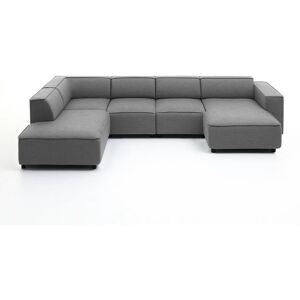 ATLANTIC HOME COLLECTION Bulky U-Form Sofa - U-Form in Grau ATLANTIC HOME COLLECTION Bulky U-Form Sofa - U-Form in Grau