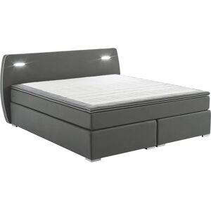 ATLANTIC HOME COLLECTION REX LED - Boxspringbett mit LED-Beleuchtung, dunkelgrau, 160x200cm ATLANTIC HOME COLLECTION REX LED - Boxspringbett mit LED-Beleuchtung, dunkelgrau, 160x200cm