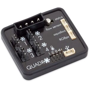 Contrôleur de Ventilateurs PWM QUADRO d'Aqua Computer - Pièce de Refroidissement Contrôleur de Ventilateurs PWM QUADRO d'Aqua Computer - Pièce de Refroidissement