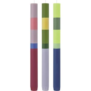 Bougie en cire Remember SK24 - Multicolore - 3 pièces - Publicité Bougie en cire Remember SK24 - Multicolore - 3 pièces - Publicité