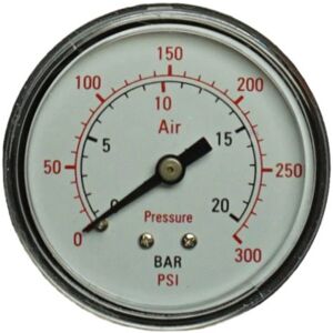 Aerotec 9414582 Manometer - 50mm, 10 bar, Rückseite 1/4" Gewinde Aerotec 9414582 Manometer - 50mm, 10 bar, Rückseite 1/4" Gewinde