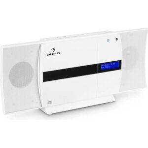 Auna V-20 DAB - Système micro stéréo blanc - Publicité Auna V-20 DAB - Système micro stéréo blanc - Publicité