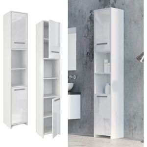 Vicco Kiko Armario de baño - Blanco, 30x195cm - Muebles de baño Vicco Kiko Armario de baño - Blanco, 30x195cm - Muebles de baño