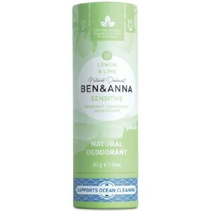 Ben & Anna - Sensitive Lemon & Lime - 60 g - Déodorant en stick - Publicité Ben & Anna - Sensitive Lemon & Lime - 60 g - Déodorant en stick - Publicité