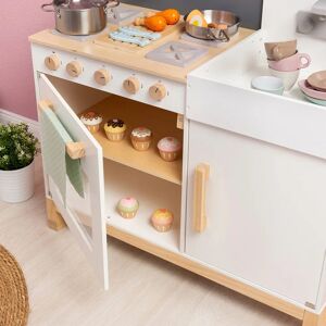 MUSTERKIND Linum Weiß Kinderküche - Spielküche mit Kreidetafel MUSTERKIND Linum Weiß Kinderküche - Spielküche mit Kreidetafel