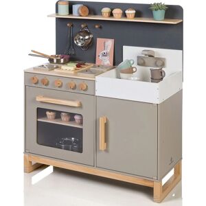 MUSTERKIND Linum Kinderspielküche - Natur/Grau - Kinderküche MUSTERKIND Linum Kinderspielküche - Natur/Grau - Kinderküche