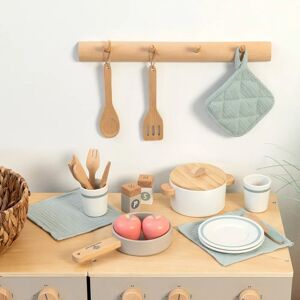 MUSTERKIND - Aronia - Weiß - Holzspielzeug Küchen-Set MUSTERKIND - Aronia - Weiß - Holzspielzeug Küchen-Set