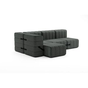 Système de Canapé Modulaire Gris Foncé - 9 Pièces - Publicité Système de Canapé Modulaire Gris Foncé - 9 Pièces - Publicité