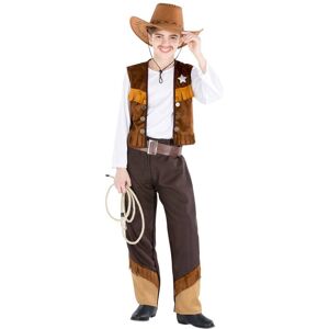 TecTake GmbH - Cowboy Luke - Brown - 5-7 years - costume TecTake GmbH - Cowboy Luke - Brown - 5-7 years - costume
