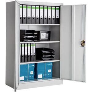 Tectake Graues Stahl-Schließschrank - 4 Regale Tectake Graues Stahl-Schließschrank - 4 Regale