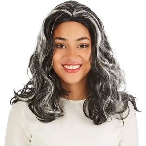 TecTake GmbH Vampire Lilith Wig - Black/Grey Gothic Costume Accessory TecTake GmbH Vampire Lilith Wig - Black/Grey Gothic Costume Accessory