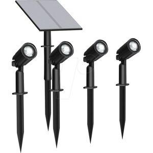 ENOVALITE SO700100 - Diffuseur solaire pour jardin - Pack de 4, 3 modes, 90 lm - Publicité ENOVALITE SO700100 - Diffuseur solaire pour jardin - Pack de 4, 3 modes, 90 lm - Publicité